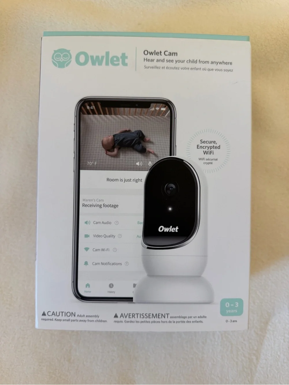 Owlet Smart Baby Monitor Camera - White